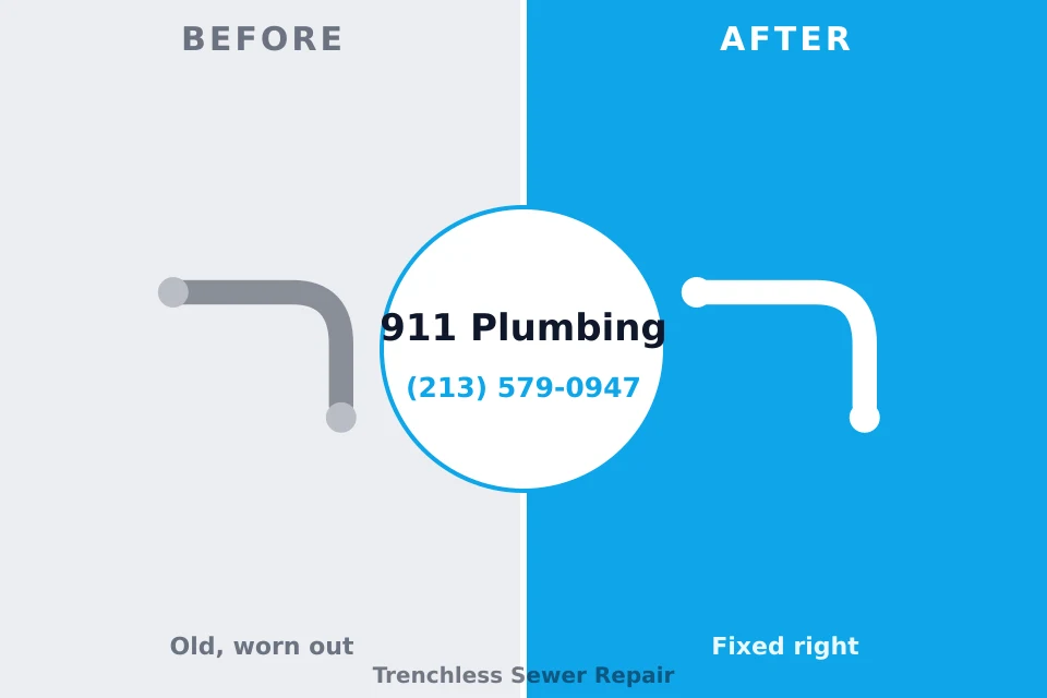 Before and after: plumbing repair Amboy, IL